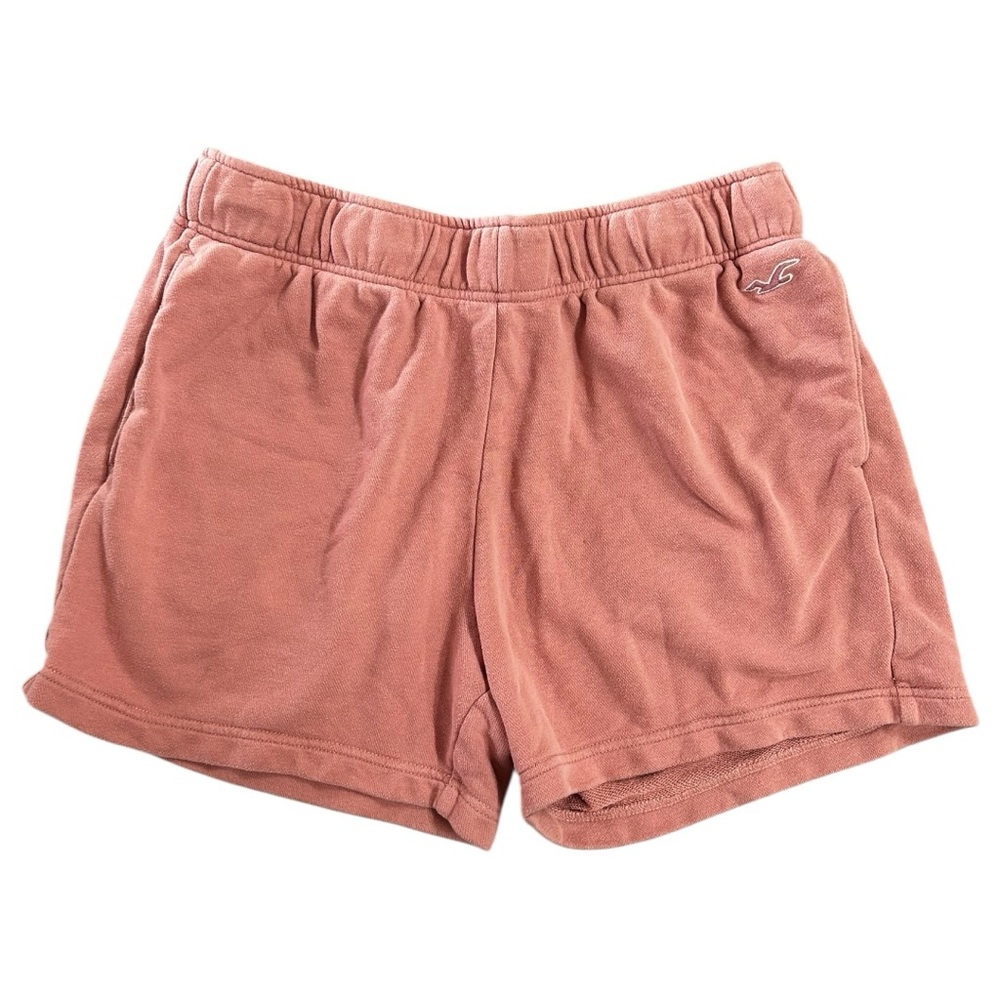 Hollister Women’s Pink Sweat Drawstring Shorts Sz M